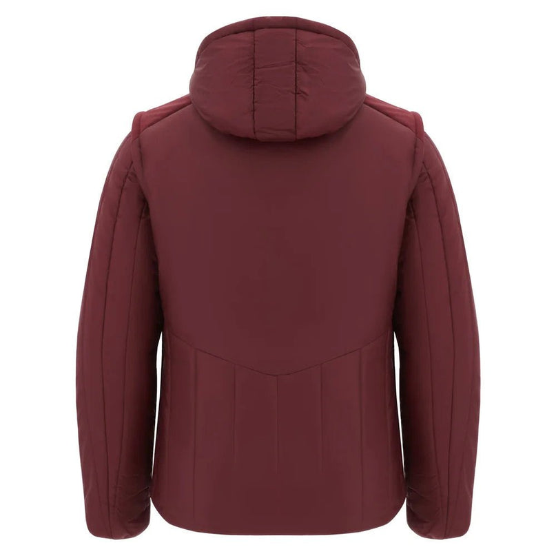 2025-2026 Wales Rugby Travel Bomber Jacket (Deep Red) |Product - Jackets | Macron | Absolute Rugby