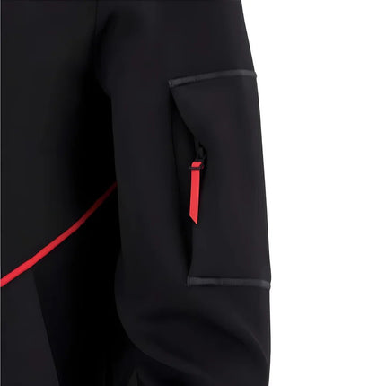 2025-2026 Wales WRU Ath Travel Tech Hoody (Black) |Product - Hoodies | Macron | Absolute Rugby