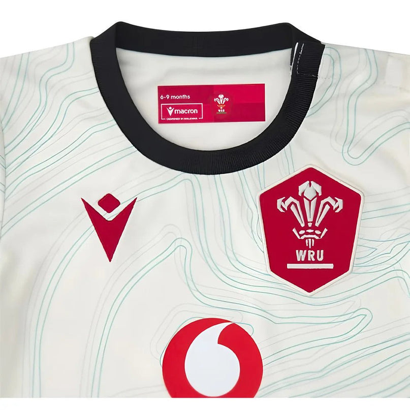2025-2026 Wales WRU Away Baby Rugby Shirt |Product - Football Shirts | Macron | Absolute Rugby