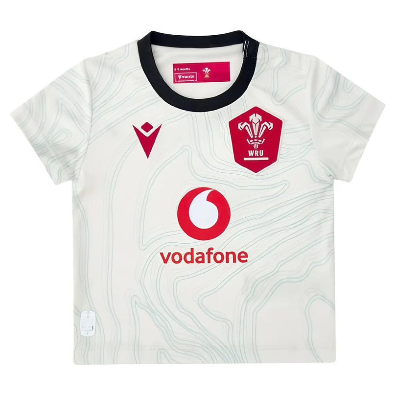 2025-2026 Wales WRU Away Baby Rugby Shirt |Product - Football Shirts | Macron | Absolute Rugby