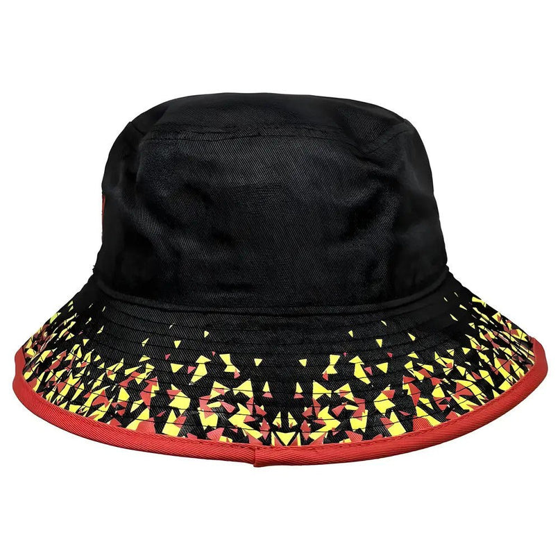 2025-2026 Wales WRU Custom Bucket Hat (Black) |Product - Headwear | Macron | Absolute Rugby