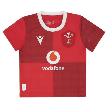 2025-2026 Wales WRU Home Baby Rugby Shirt |Product - Football Shirts | Macron | Absolute Rugby