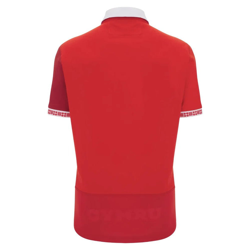 2025-2026 Wales WRU Home Cotton Rugby Shirt |Product - Football Shirts | Macron | Absolute Rugby