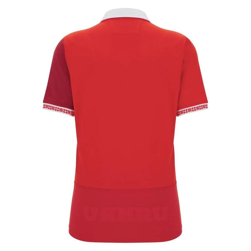 2025-2026 Wales WRU Home Cotton Rugby Shirt (Womens) |Product - Football Shirts | Macron | Absolute Rugby