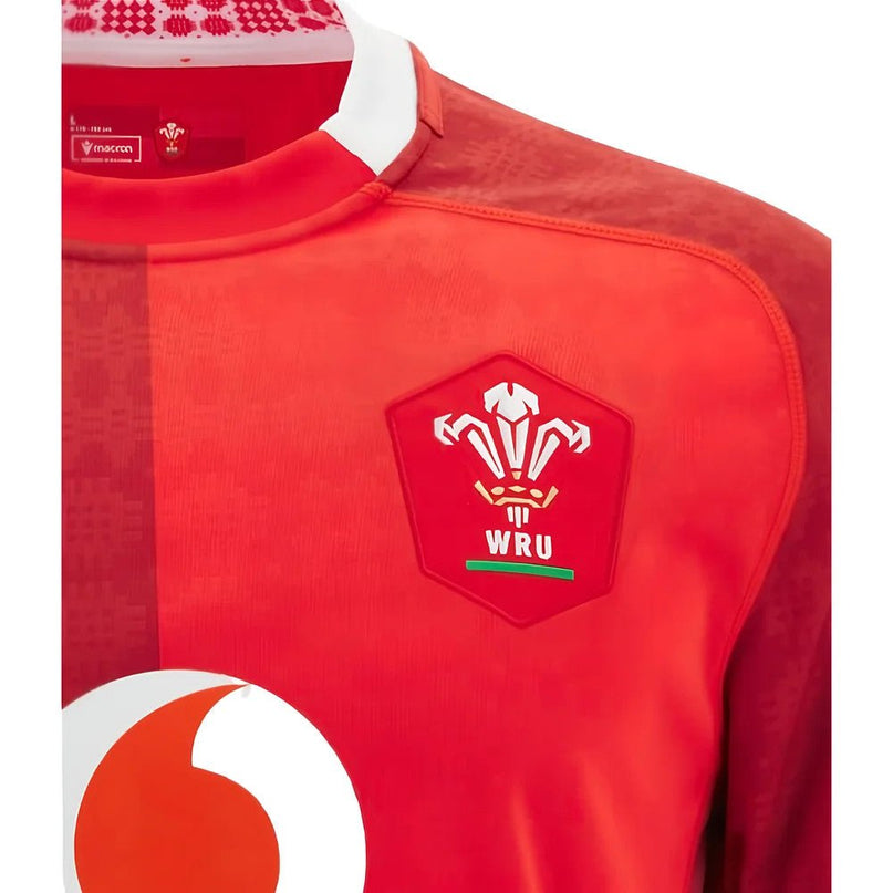 2025-2026 Wales WRU Home Replica Rugby Shirt |Product - Football Shirts | Macron | Absolute Rugby