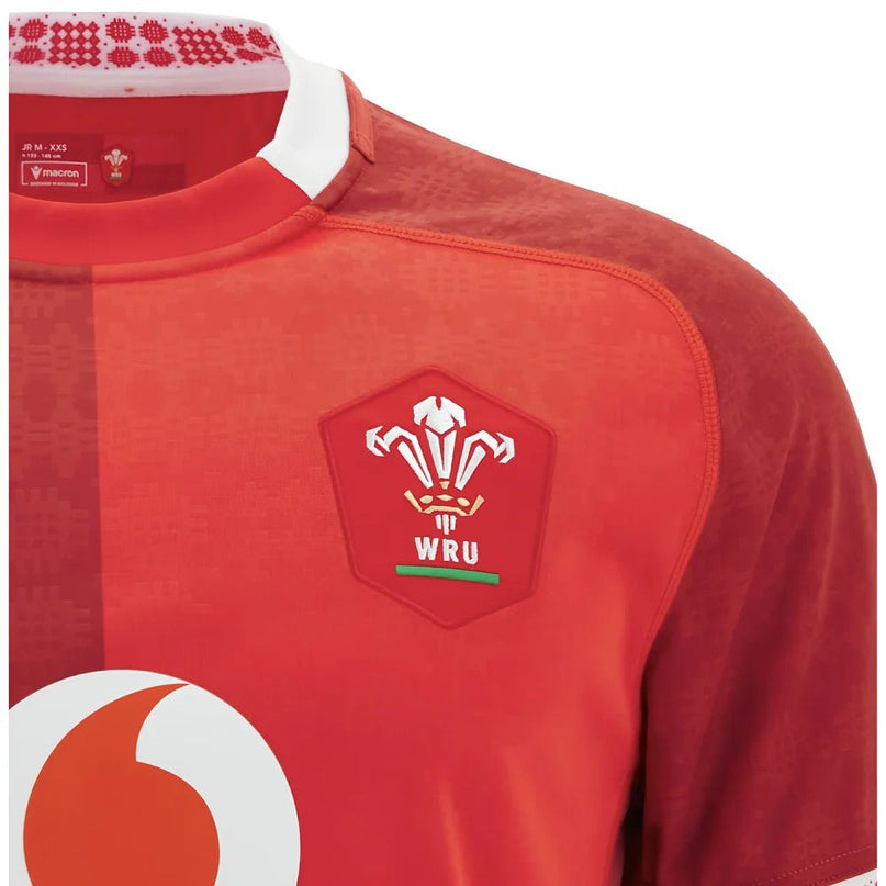 2025-2026 Wales WRU Home Rugby Shirt (Kids) |Product - Football Shirts | Macron | Absolute Rugby