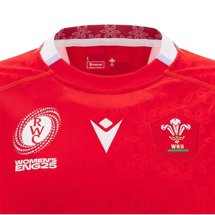 2025-2026 Wales WRU Home WRWC Replica Rugby Shirt (Kids) |Product - Football Shirts | Macron | Absolute Rugby