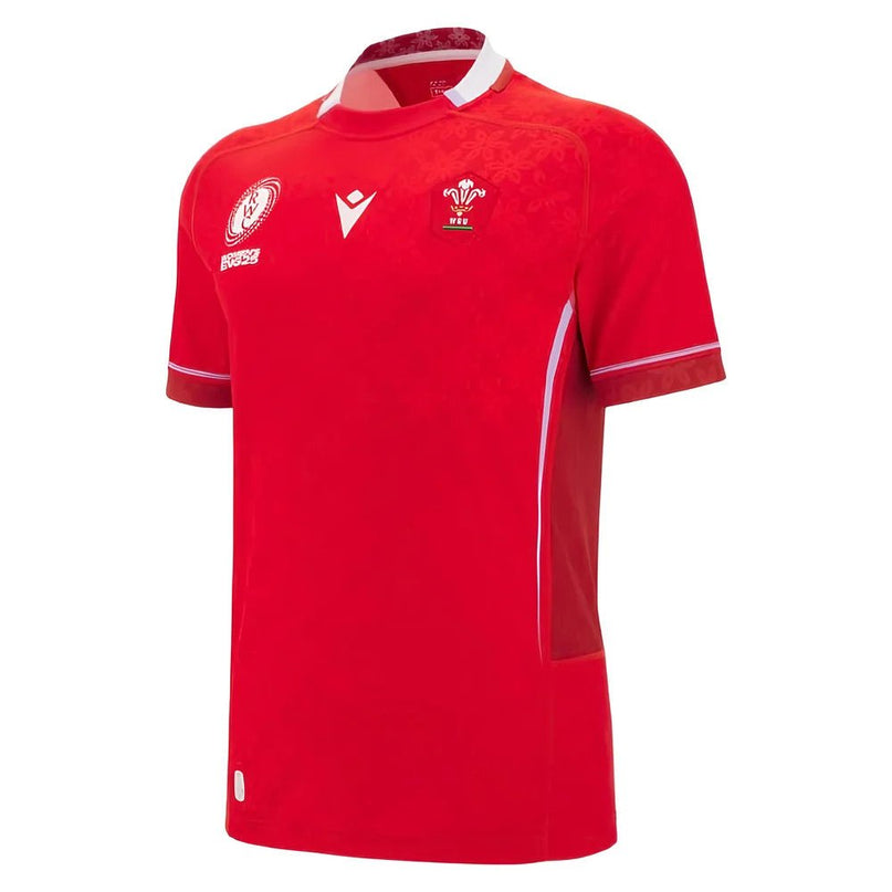2025-2026 Wales WRU Home WRWC Replica Rugby Shirt (Kids) |Product - Football Shirts | Macron | Absolute Rugby