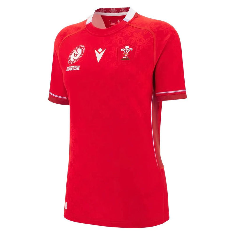 2025-2026 Wales WRU Home WRWC Rugby Shirt (Womens) |Product - Football Shirts | Macron | Absolute Rugby