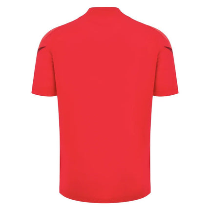 2025-2026 Wales WRU Player Training Shirt (Red) - Kids |Product - Training Shirts | Macron | Absolute Rugby