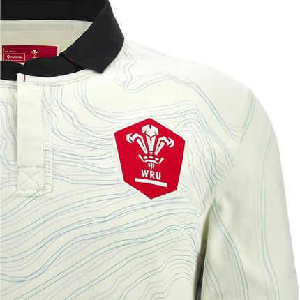 2025-2026 Wales WRU Rugby Away Cotton LS Shirt |Product - Football Shirts | Macron | Absolute Rugby