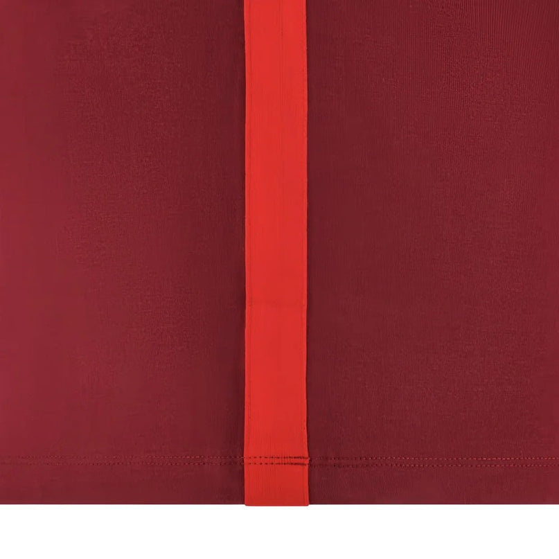 2025-2026 Wales WRU Rugby Travel Cotton Tee (Deep Red) |Product - T-Shirt | Macron | Absolute Rugby