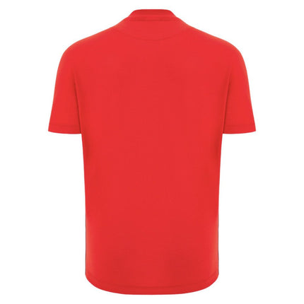 2025-2026 Wales WRU Rugby Travel Cotton Tee (Red) |Product - T-Shirt | Macron | Absolute Rugby