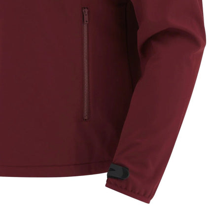 2025-2026 Wales WRU Rugby Travel Softshell Jacket (Deep Red) |Product - Jackets | Macron | Absolute Rugby