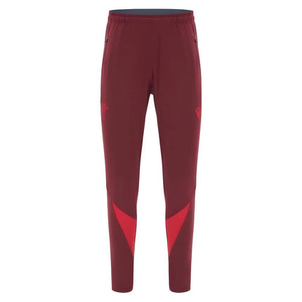 2025-2026 Wales WRU Training Player Pants (Deep Red) |Product - Pants | Macron | Absolute Rugby