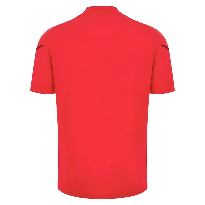 2025-2026 Wales WRU Training Player Shirt (Red) |Product - Training Shirts | Macron | Absolute Rugby