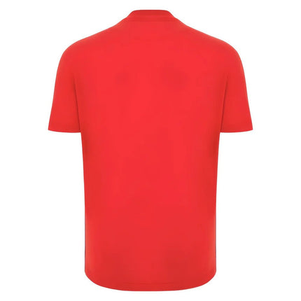 2025-2026 Wales WRU Travel Cotton Tee (Red) - Kids |Product - T-Shirt | Macron | Absolute Rugby