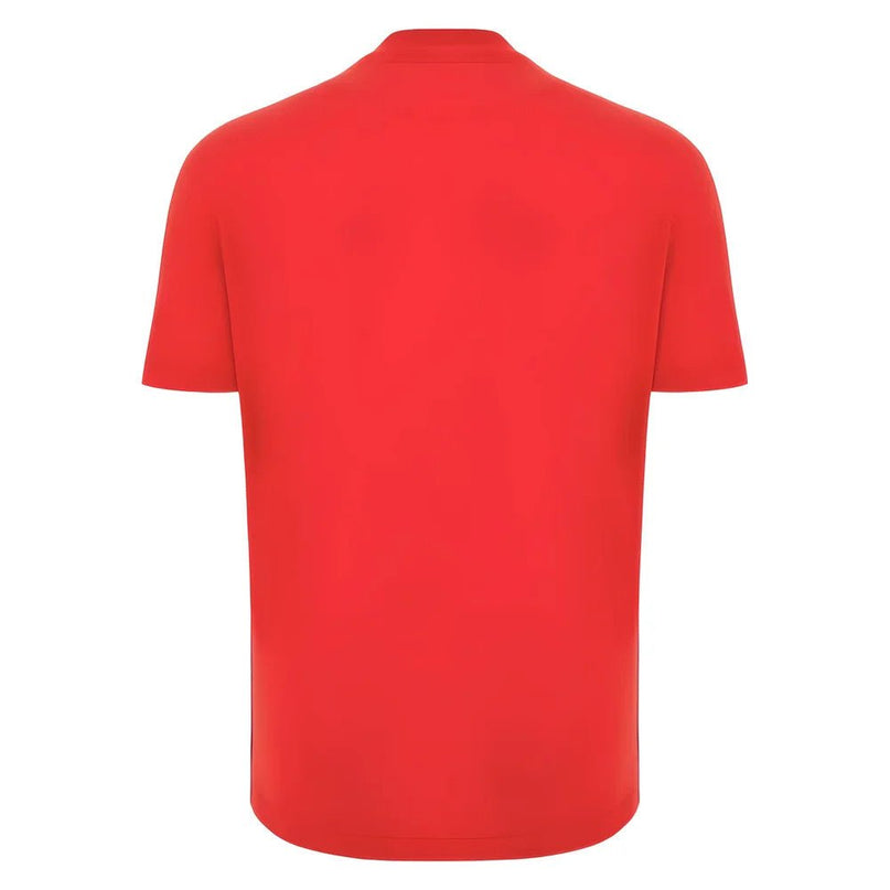 2025-2026 Wales WRU Travel Cotton Tee (Red) - Kids |Product - T-Shirt | Macron | Absolute Rugby