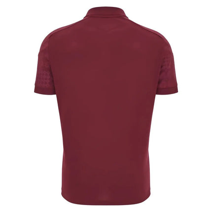2025-2026 Wales WRU Travel Poly Polo Shirt (Deep Red) |Product - Polo Shirts | Macron | Absolute Rugby