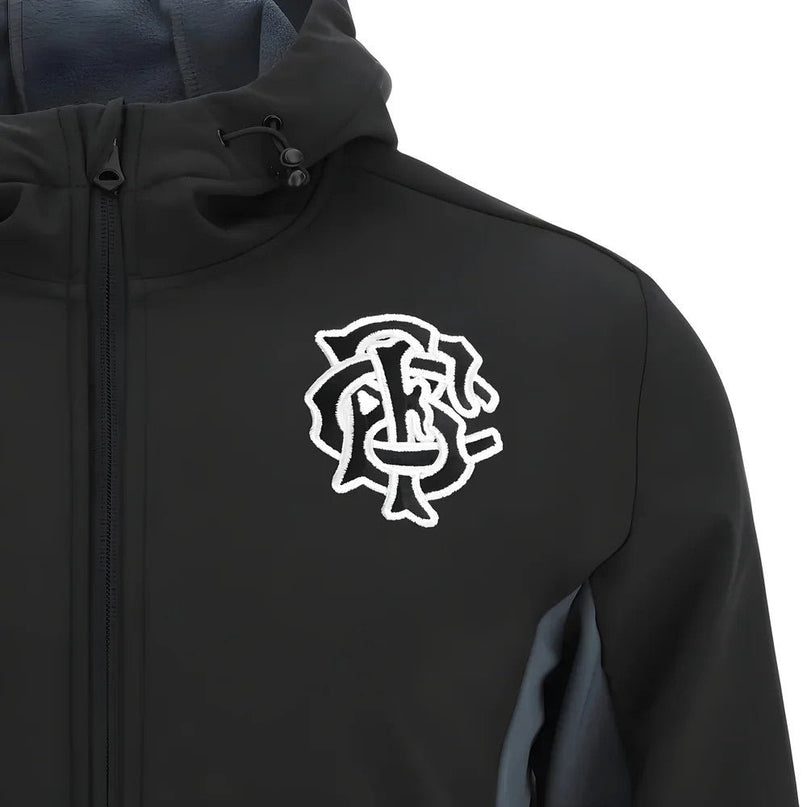 2025 Barbarians Rugby Softshell Jacket (Black) |Product - Jackets | Macron | Absolute Rugby
