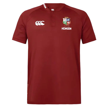 2025 British & Irish Lions Poly Polo Shirt (Red) |Product - Polo Shirts | Canterbury | Absolute Rugby