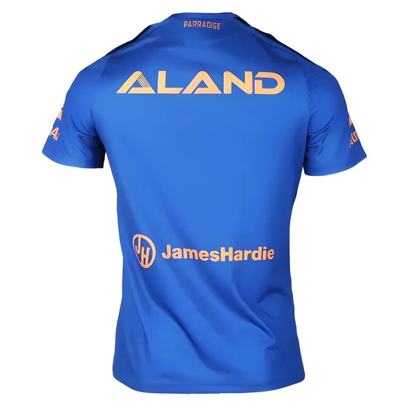2025 Parramatta Eels Training Shirt (Blue) |Product - Training Shirts | Macron | Absolute Rugby
