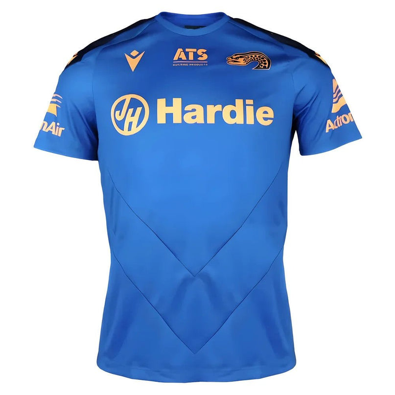 2025 Parramatta Eels Training Shirt (Blue) |Product - Training Shirts | Macron | Absolute Rugby