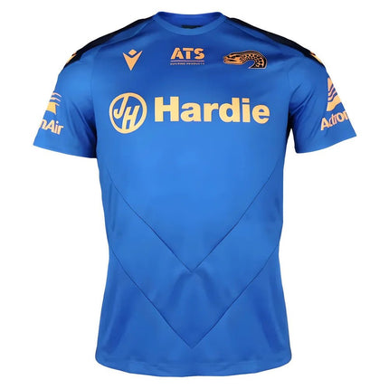 2025 Parramatta Eels Training Shirt (Blue) |Product - Training Shirts | Macron | Absolute Rugby