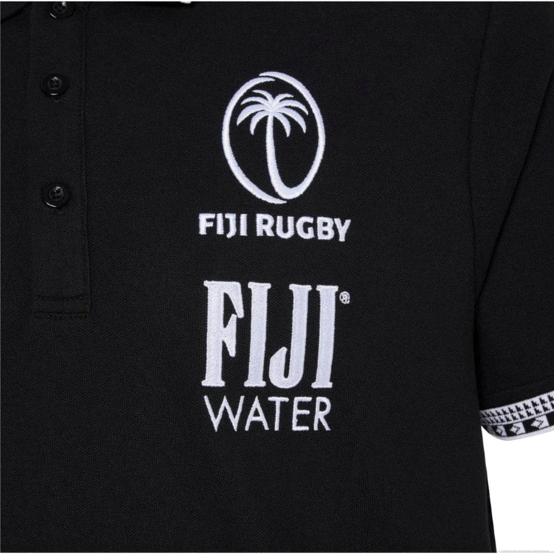 2026-2027 Fiji Rugby Pique Polo (Black) |Product - Polo Shirts | Umbro | Absolute Rugby