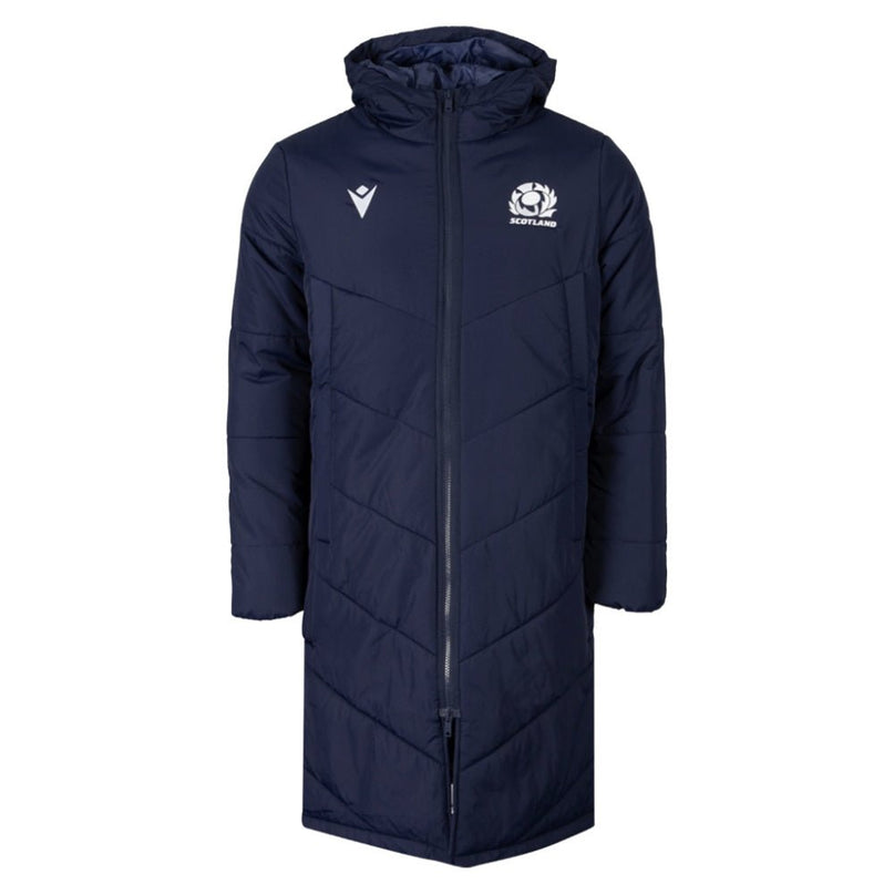 2026-2027 Scotland Rugby 3/4 Length Padded Jacket (Kids) |Product - Jackets | Macron | Absolute Rugby