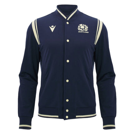 2026-2027 Scotland Rugby Anthem Jacket (Navy) |Product - Jackets | Macron | Absolute Rugby