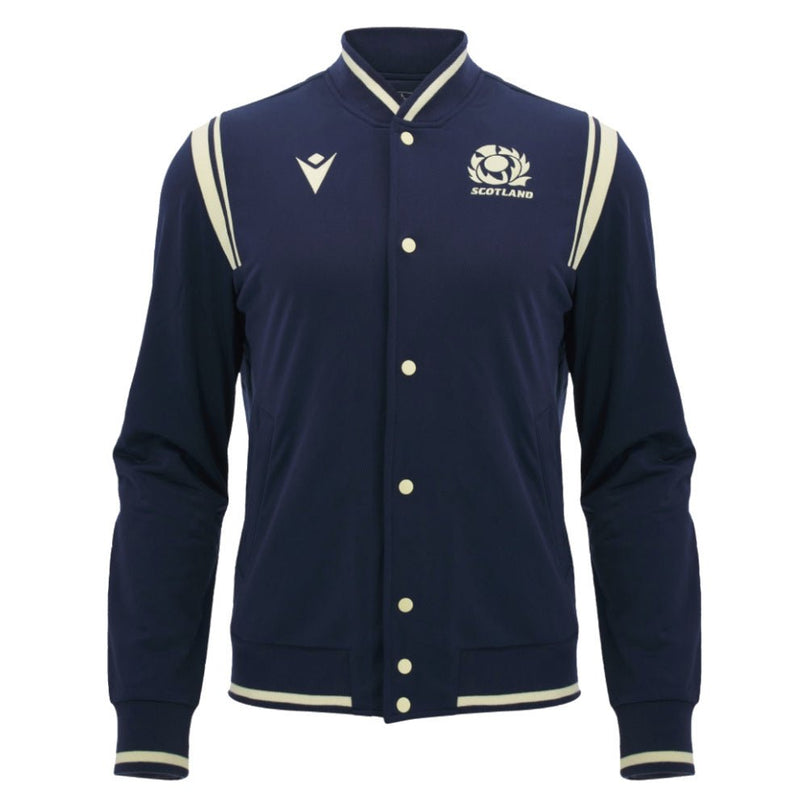 2026-2027 Scotland Rugby Anthem Jacket (Navy) |Product - Jackets | Macron | Absolute Rugby
