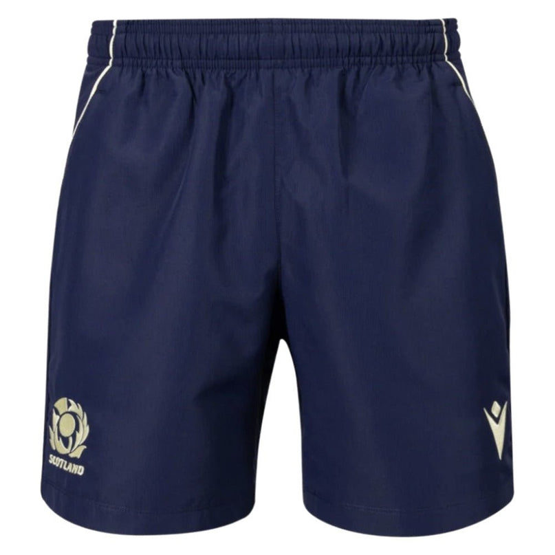2026-2027 Scotland Rugby Ath Bermuda Shorts (Navy) |Product - Shorts | Macron | Absolute Rugby