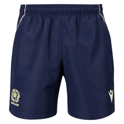 2026-2027 Scotland Rugby Ath Bermuda Shorts (Navy) |Product - Shorts | Macron | Absolute Rugby