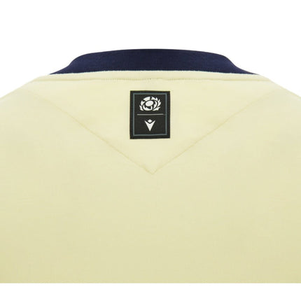 2026-2027 Scotland Rugby Ath Cotton T-Shirt (Sand) |Product - T-Shirt | Macron | Absolute Rugby