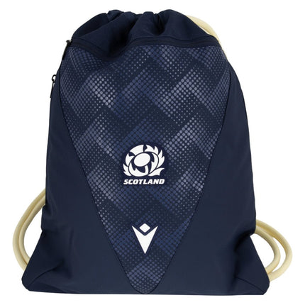 2026-2027 Scotland Rugby Ath Gym Sack (Navy) |Product - Bags | Macron | Absolute Rugby