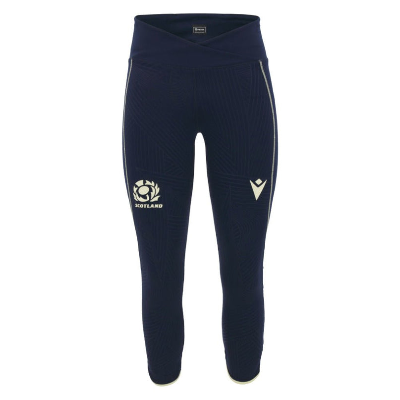 2026-2027 Scotland Rugby Ath Leggings (Navy) - Womens |Product - Pants | Macron | Absolute Rugby