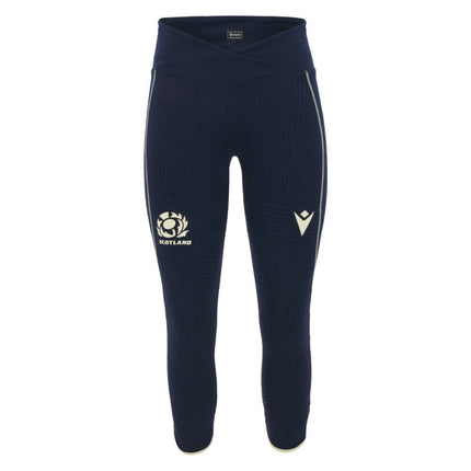 2026-2027 Scotland Rugby Ath Leggings (Navy) - Womens |Product - Pants | Macron | Absolute Rugby