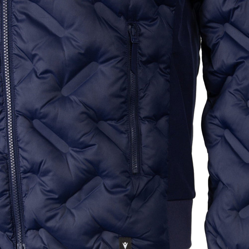 2026-2027 Scotland Rugby Ath Tech Bomber Jacket (Navy) |Product - Jackets | Macron | Absolute Rugby