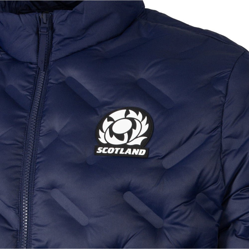 2026-2027 Scotland Rugby Ath Tech Bomber Jacket (Navy) |Product - Jackets | Macron | Absolute Rugby