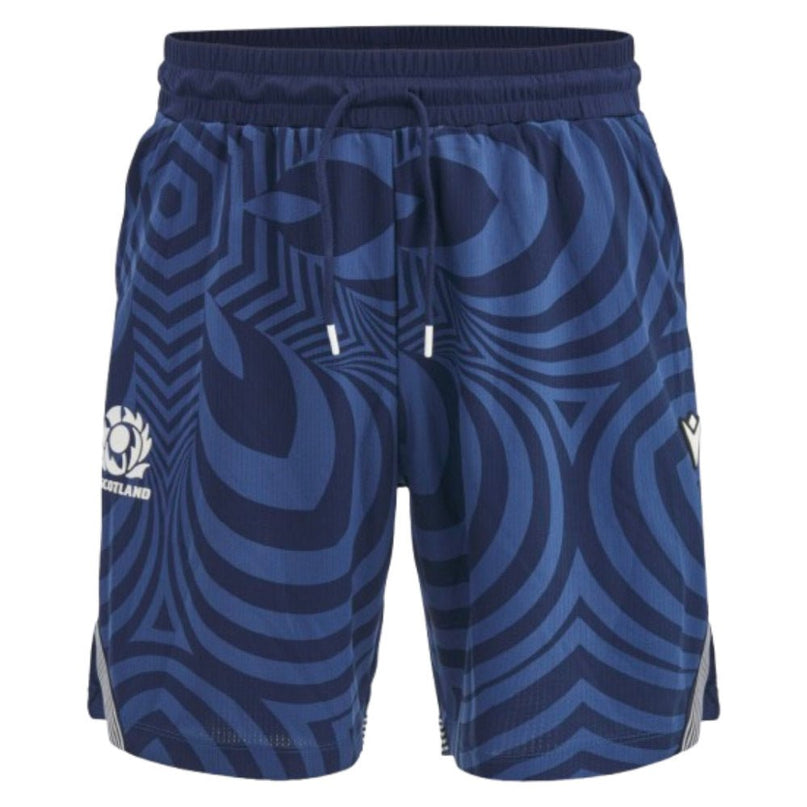 2026-2027 Scotland Rugby Ath Training Basketball Shorts (Navy) |Product - Shorts | Macron | Absolute Rugby