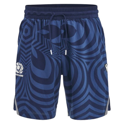 2026-2027 Scotland Rugby Ath Training Basketball Shorts (Navy) |Product - Shorts | Macron | Absolute Rugby