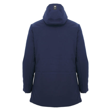 2026-2027 Scotland Rugby Ath Waterproof Long Jacket (Navy) |Product - Jackets | Macron | Absolute Rugby