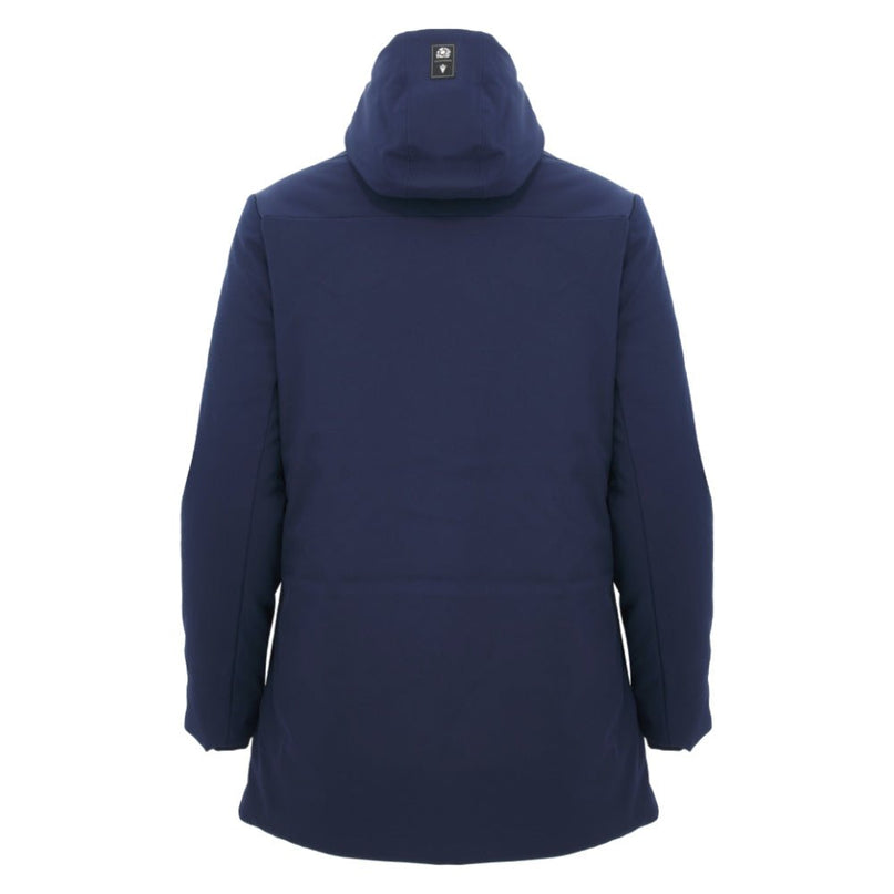 2026-2027 Scotland Rugby Ath Waterproof Long Jacket (Navy) |Product - Jackets | Macron | Absolute Rugby