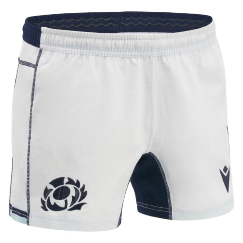 2026-2027 Scotland Rugby Away Shorts (White) |Product - Shorts | Macron | Absolute Rugby
