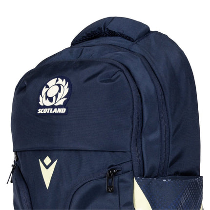 2026-2027 Scotland Rugby Backpack Custom Top (Navy) |Product - Bags | Macron | Absolute Rugby