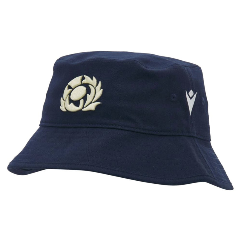 2026-2027 Scotland Rugby Bucket Hat (Navy) |Product - Headwear | Macron | Absolute Rugby