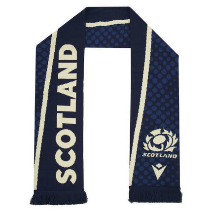 2026-2027 Scotland Rugby Double Layer Scarf |Product - Headwear | Macron | Absolute Rugby