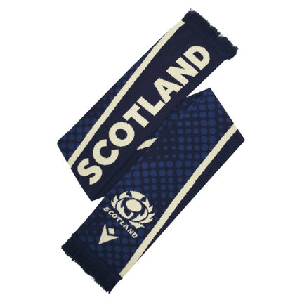 2026-2027 Scotland Rugby Double Layer Scarf |Product - Headwear | Macron | Absolute Rugby