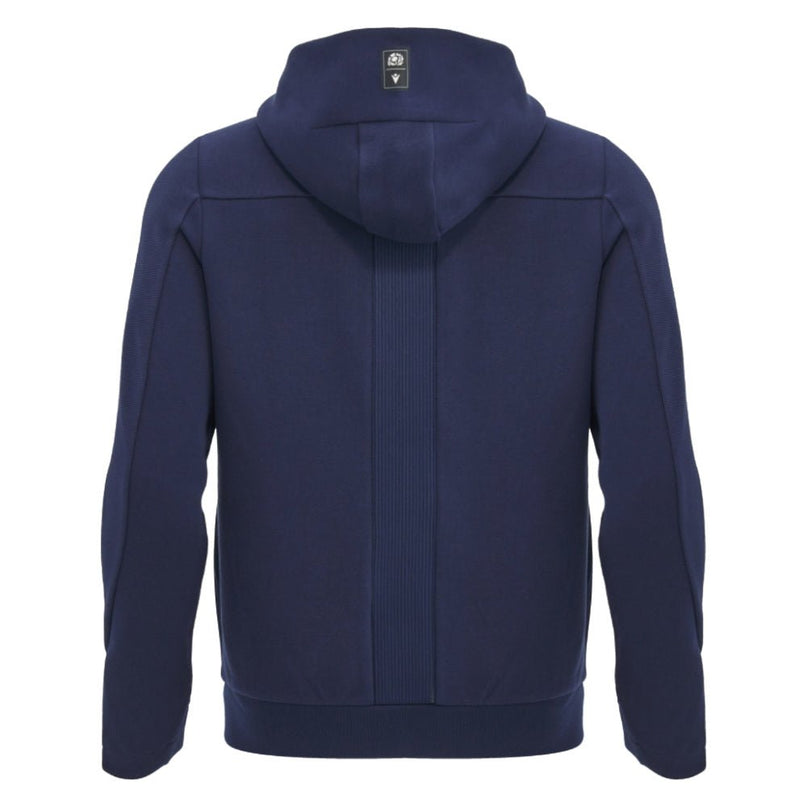 2026-2027 Scotland Rugby Full Zip Travel Hoody (Navy) - Kids |Product - Hoodies | Macron | Absolute Rugby